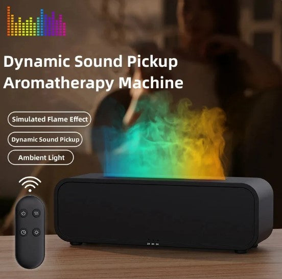 Verdiac Flame Aroma Diffuser with Music Sync