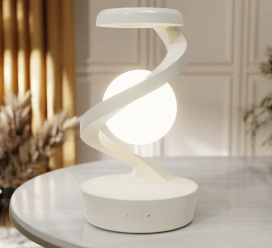 Verdiac Rotating Moon Lamp with Wireless Charging